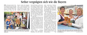 Bericht Segeberger Zeitung (SZ) vom 9.9.2015