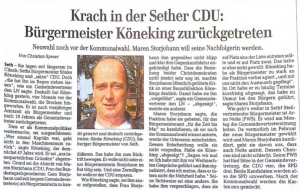 Lübecker Nachrichten vom 12.1.2013